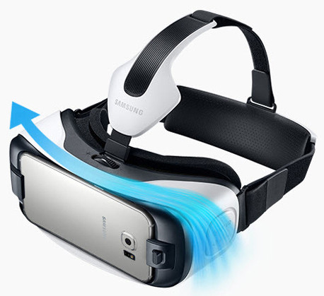 Вентиляция шлема виртуальной реальности Gear VR для S6