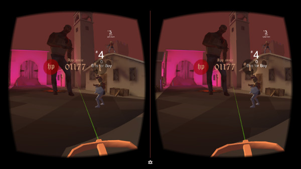 Уничтожаем зомби в игре BattleZ VR