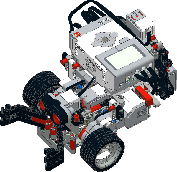 Робот с клешнёй LEGO EV3 (2 версия)