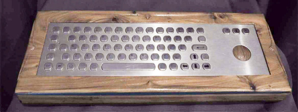 Клавиатура из дерева и металла DIY SIBERIA